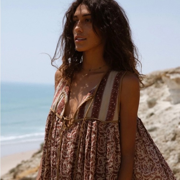 NEW Daughters of India - Aanah Dress - Walnut - Picture 2 of 7